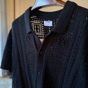 Old Navy Men's Open Knit Polo Sweater - XXXL